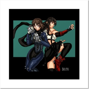 Makoto & Tifa Posters and Art